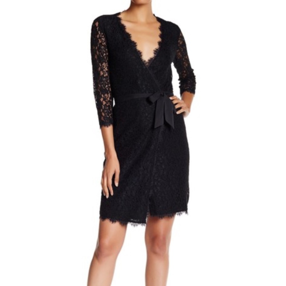Diane Von Furstenberg Julianna Lace Wrap Dress